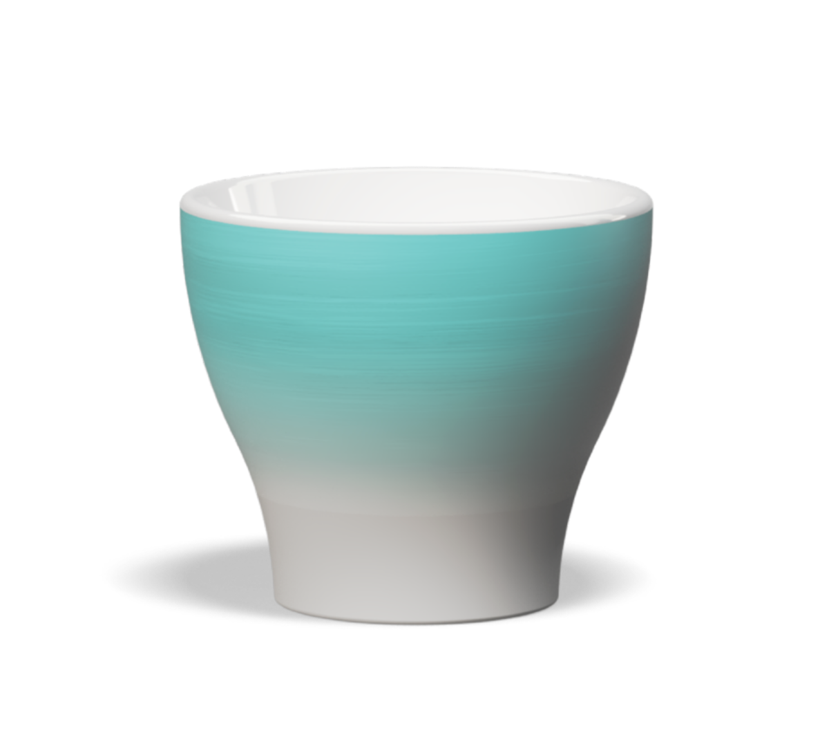 "VOLCANO" 210ml Cappuccino Cups - LIGHT BLUE